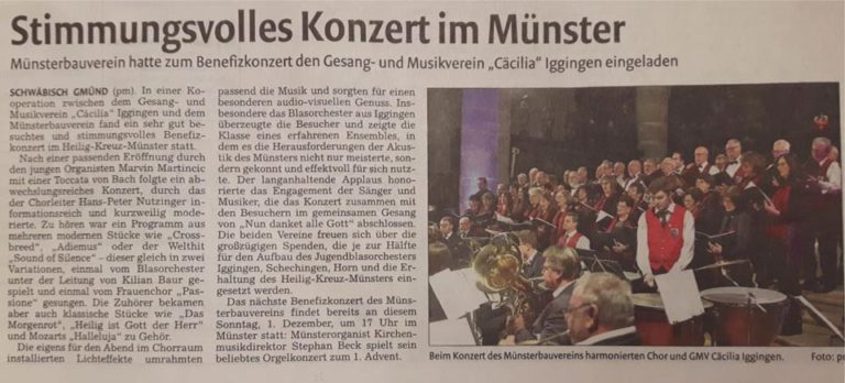 Artikel aus der Remszeitung vom 29.11.2019