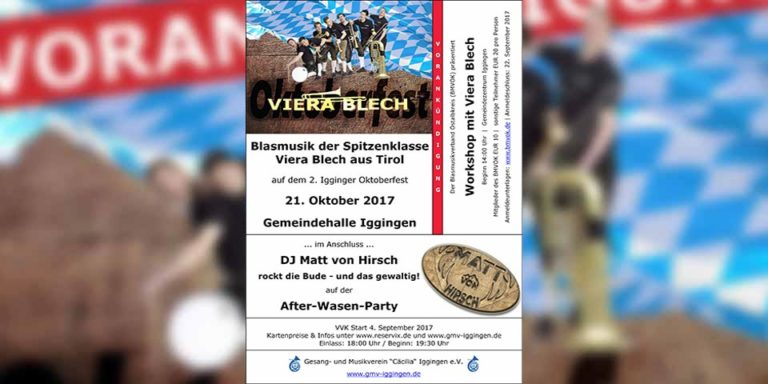 2. Igginger Oktoberfest Plakat slider