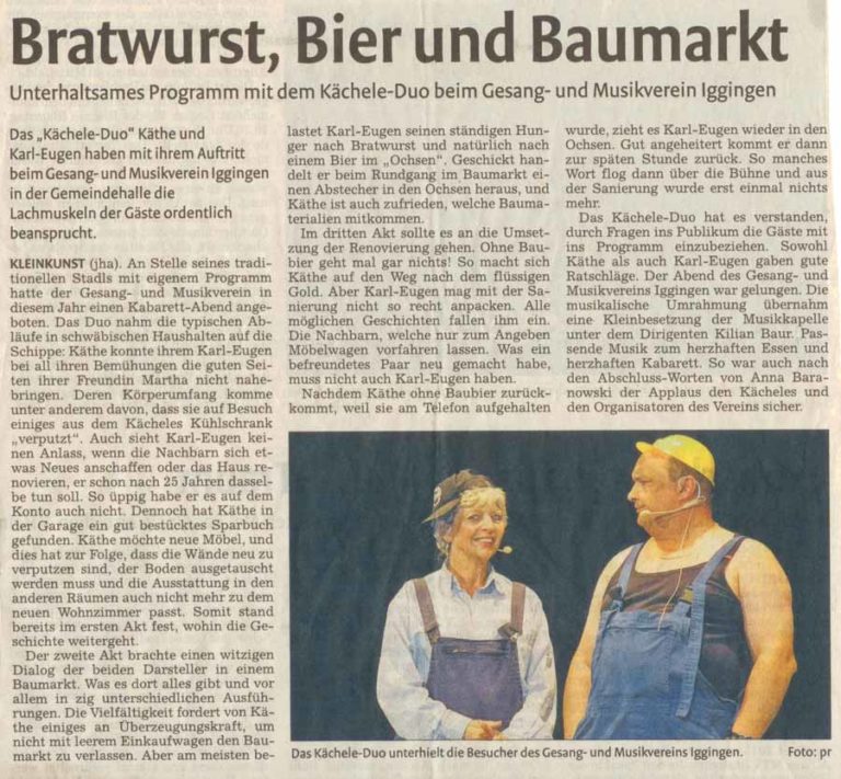 Die Kächeles in Hochform