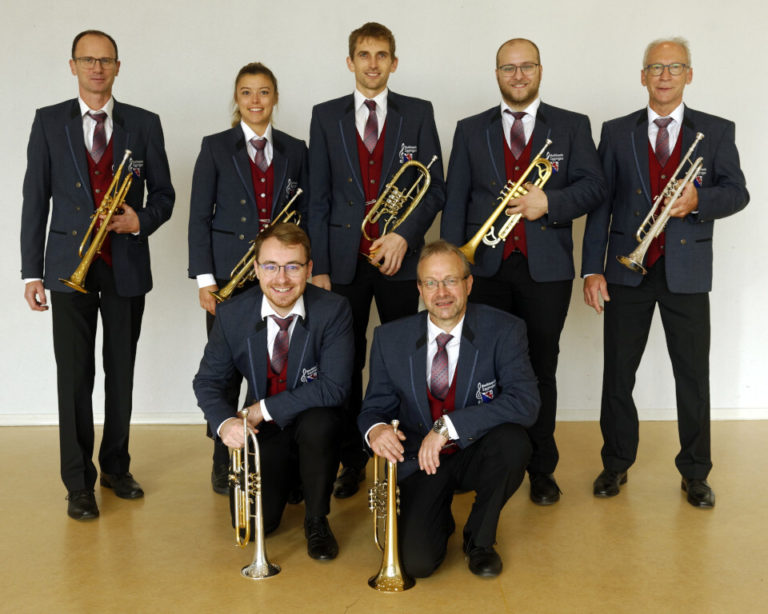 Das Trompetenregister der Musikkapelle